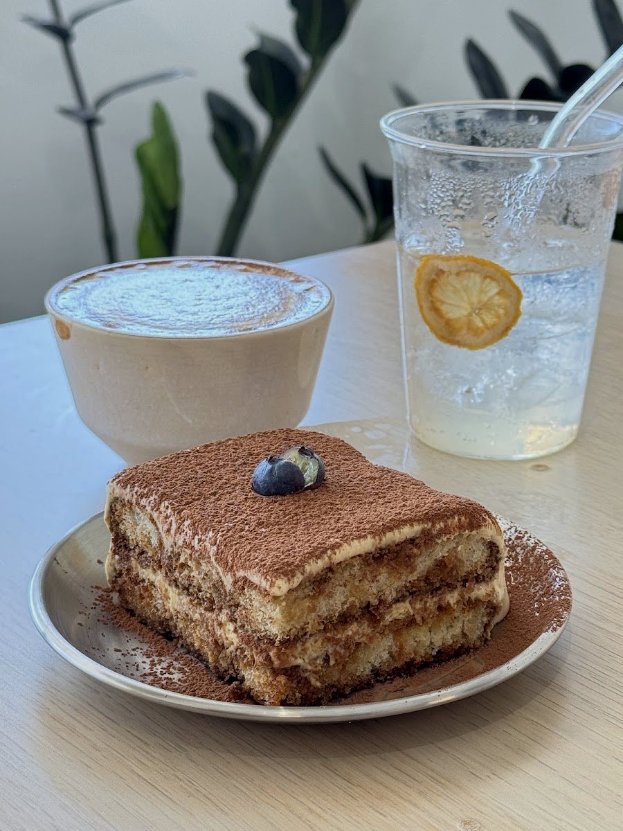 Tiramisu Served with Coffee