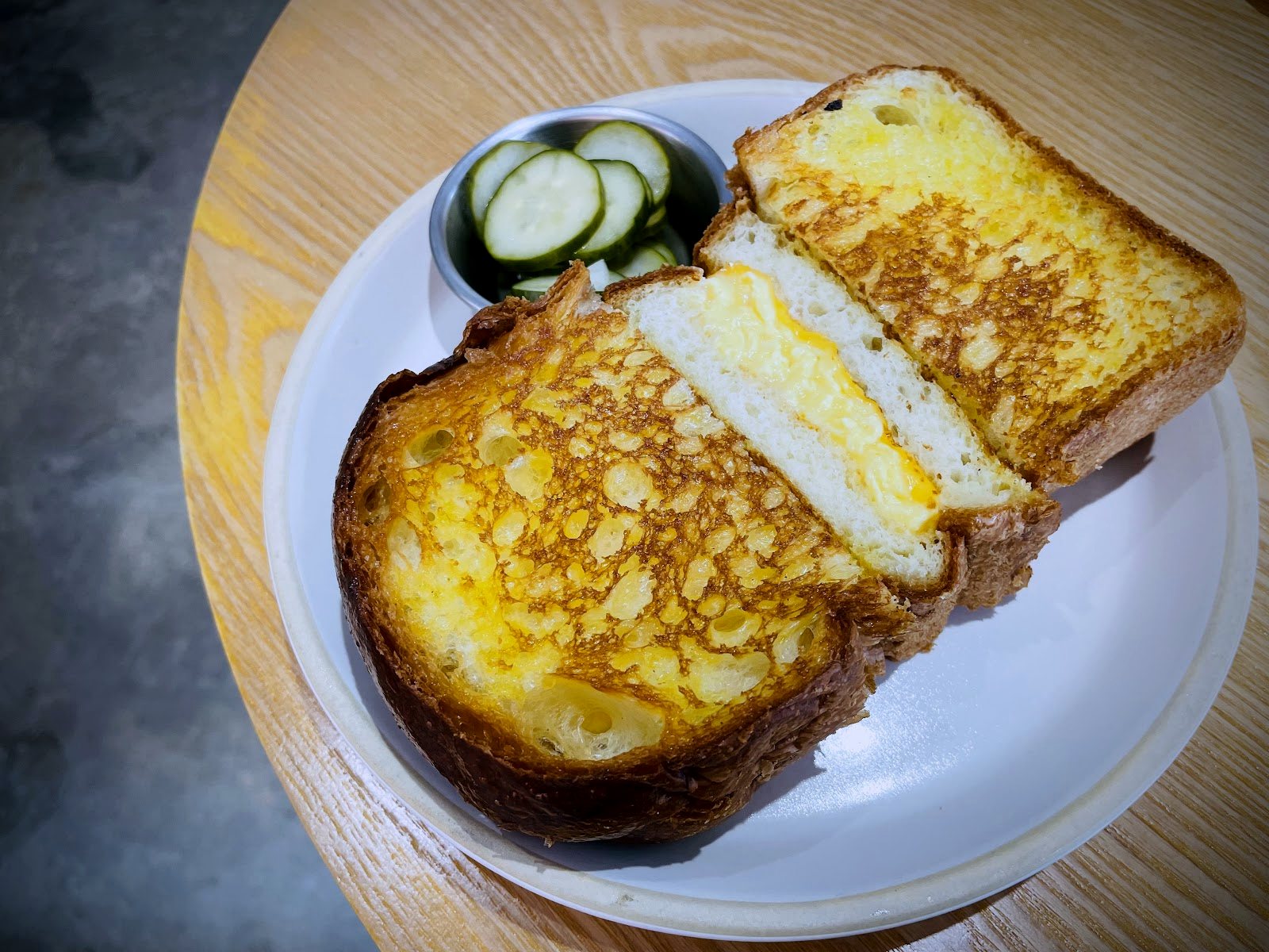 Golden Toasted Cheese Sandwich