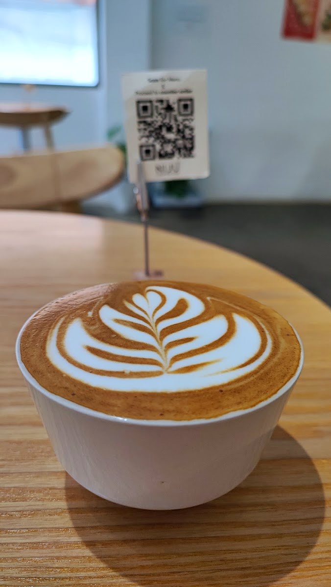 Hot Latte with Art